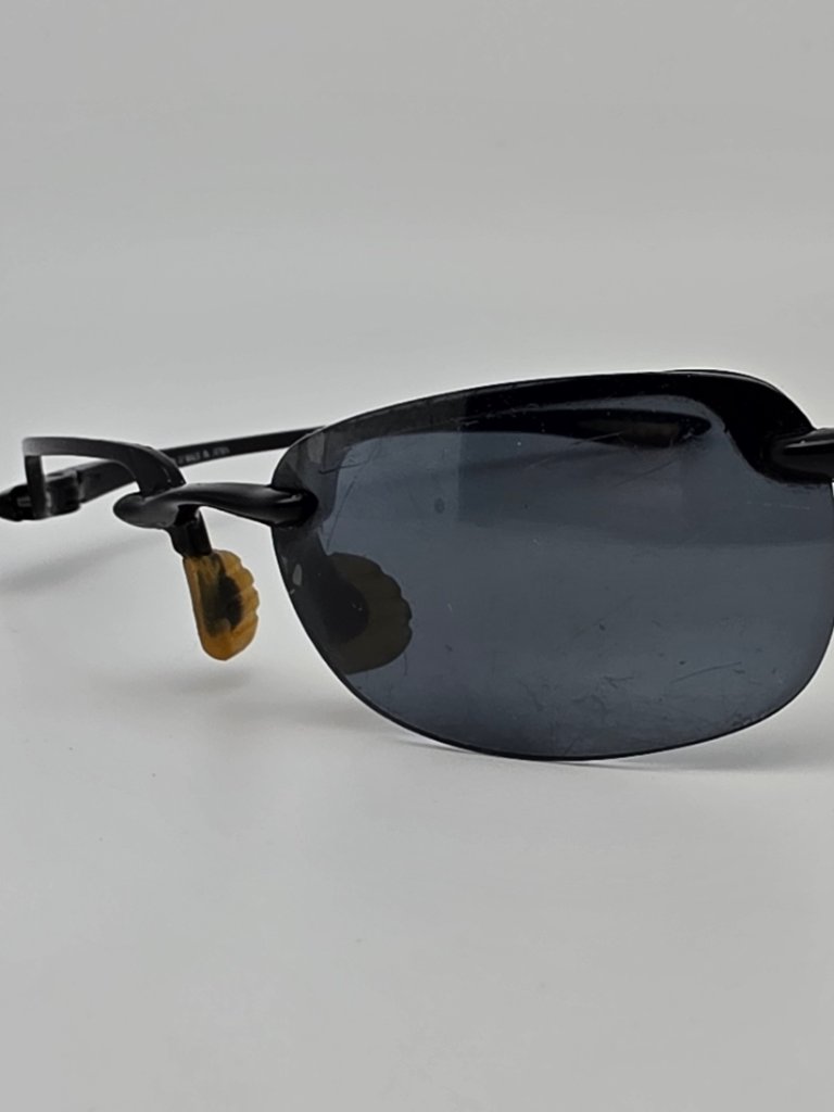 Maui Jim Mj-408-02 Sandy Beach Gloss Black Sunglasses Frame Only Japan 56-14-140